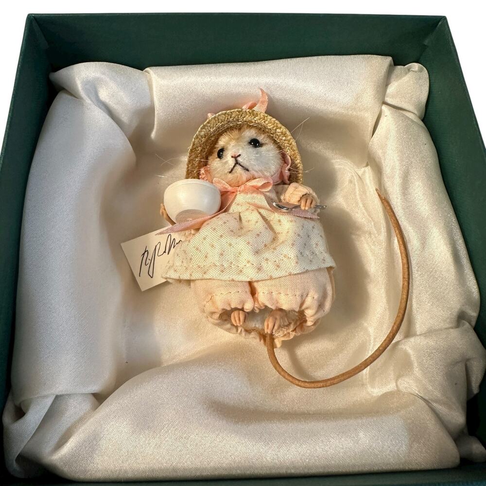 R John Wright #027 of 150 Mice Little Miss Muffet Mother Goose Series Complete